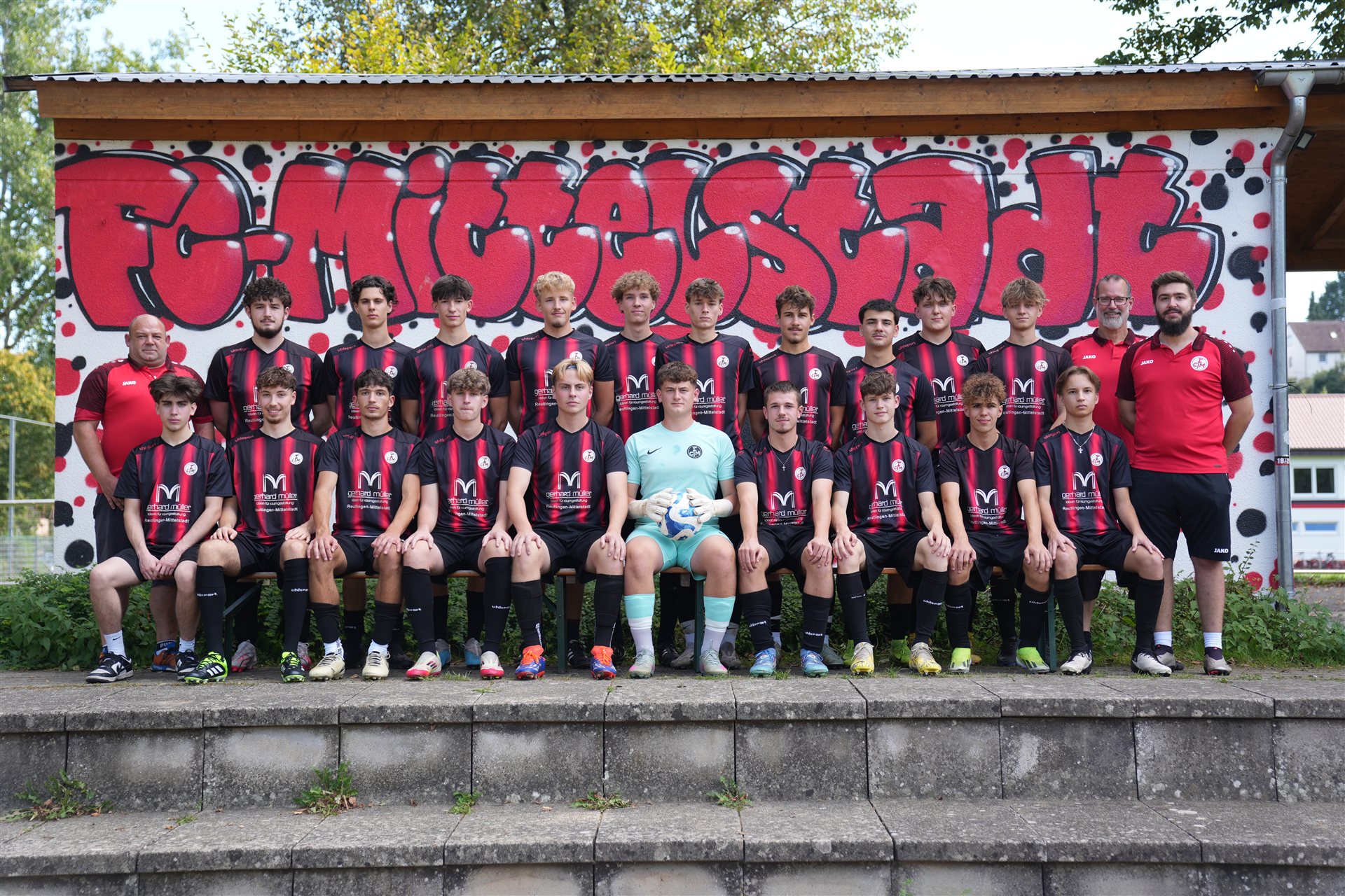 Mannschaftsfoto Jugend FC Mittelstadt